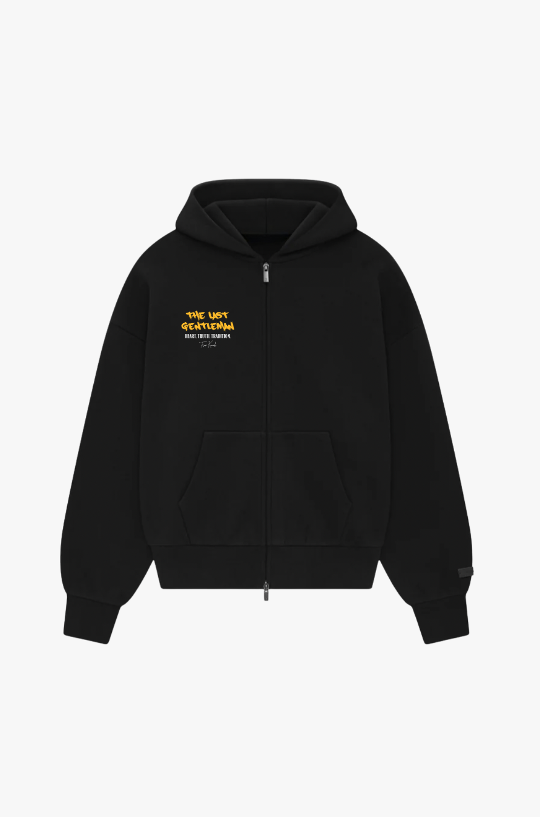 LAST GENTLEMAN - ZIP HOODIE (Front- & Backprint)