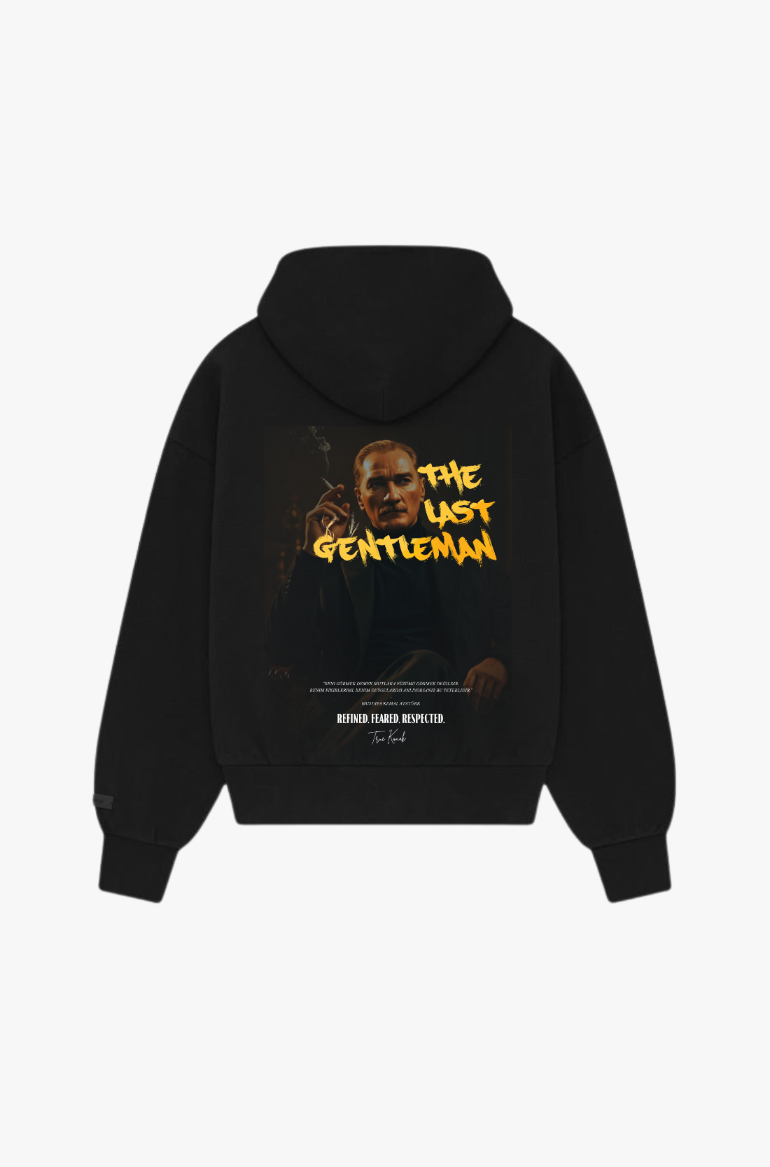LAST GENTLEMAN - ZIP HOODIE (Front- & Backprint)