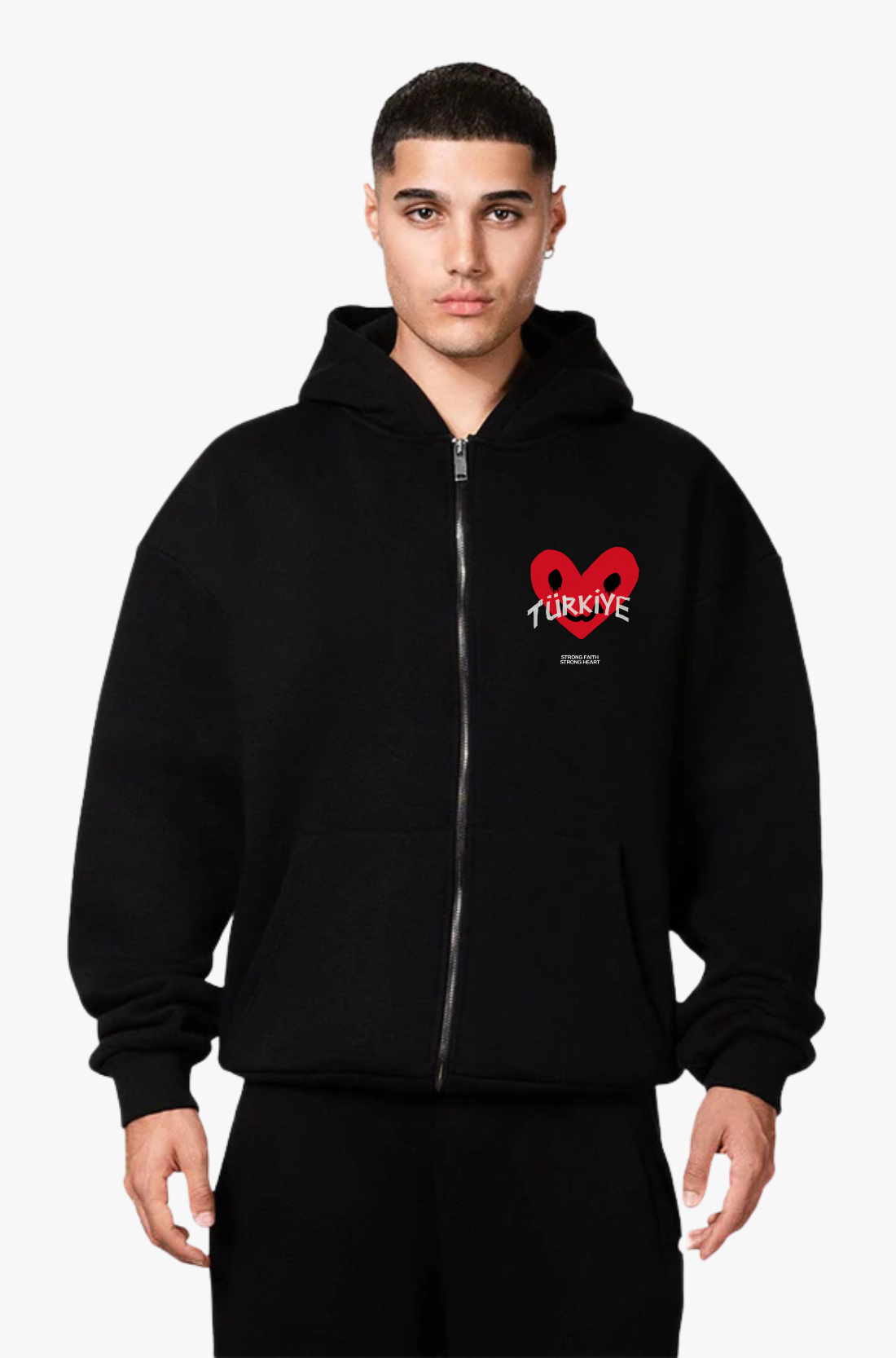 TÜRK HEART - ZIP HOODIE