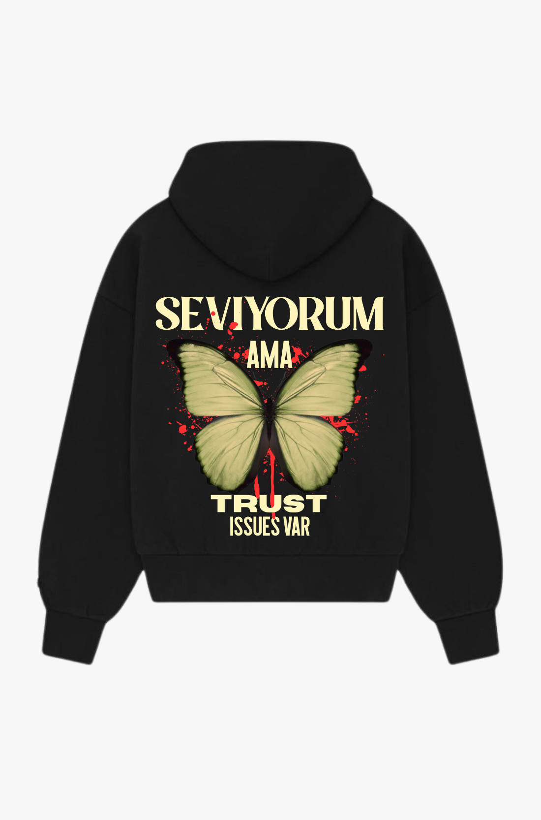 SEVIYORUM AMA - OVERSIZED HOODIE
